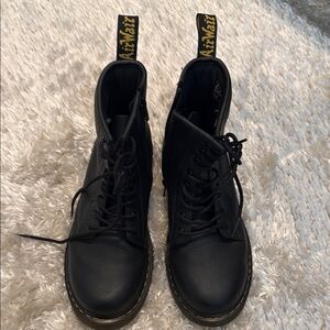 Dr. Martens Black Leather Boots